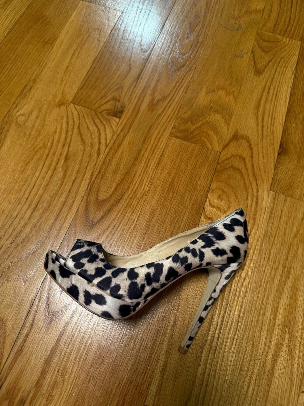 Sexy Peep Toe Leopard heels